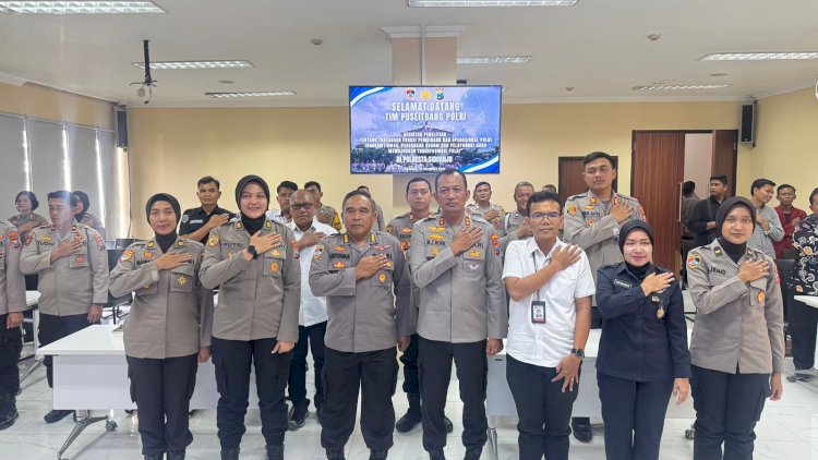 Puslitbang-Polri-Lakukan-Penelitian-di-Polresta-Sidoarjo,-Terkait-Tantangan-Harkamtibmas-hingga-Pelayanan