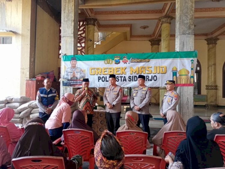 Polresta Sidoarjo Gelar Grebek Masjid di Masjid Al Ikhlas Bungurasih