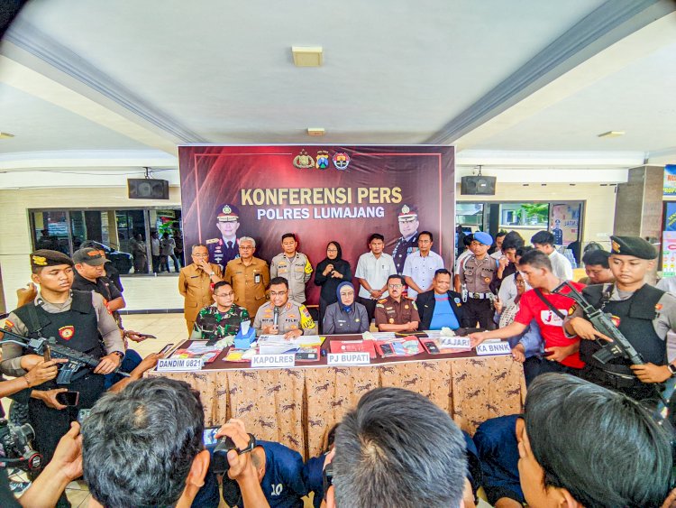 Pemkab Apresiasi dan Dukung Polres Lumajang Berantas Peredaran Narkoba