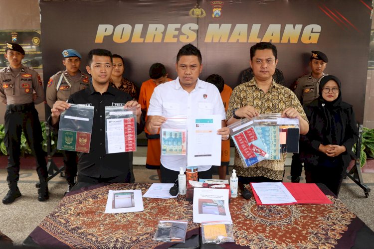 Ungkap TPPO Polres Malang Amankan Dua Suami yang Tega Jual Istri Melalui Aplikasi Online