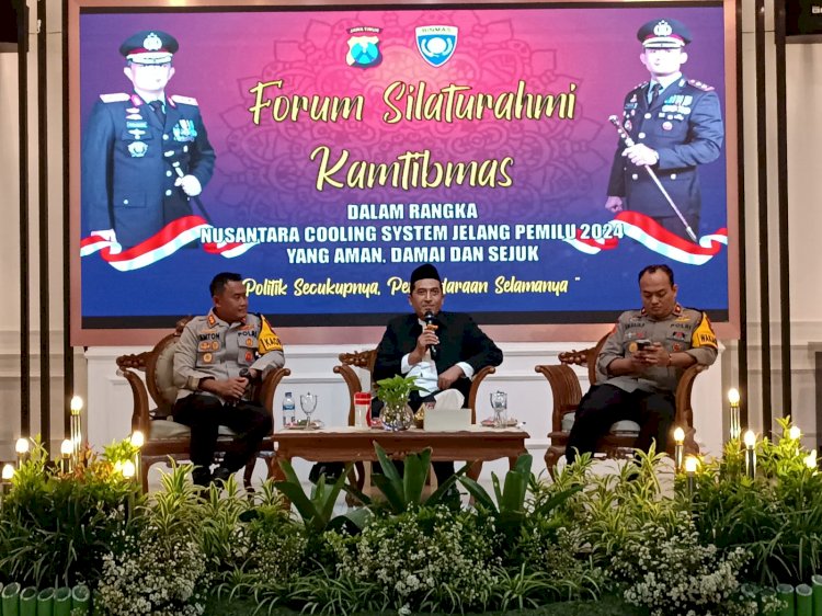 Bersama Para Da’i, Polres Ponorogo Gelar Silaturahmi Sinergitas Untuk Wujudkan Pemilu Damai