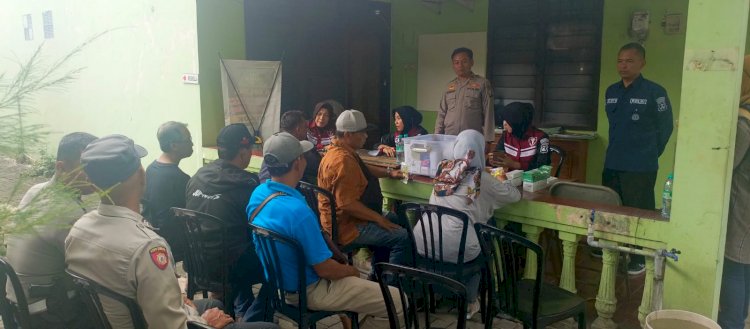 Patroli Kesehatan Pemilu 2024, Dokkes Polresta Sidoarjo Layani Wartawan