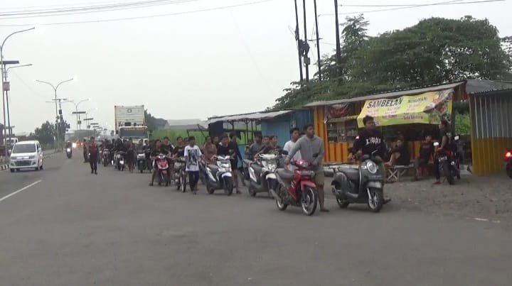 Harkamtibmas di Bulan Ramadhan Polisi Amankan Puluhan Motor Balap Liar di Jombang