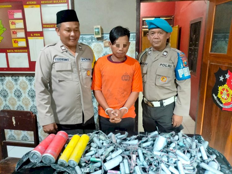 Polisi Amankan Seorang Remaja Diduga Jual Beli Bahan Peledak Tanpa Ijin di Pasuruan