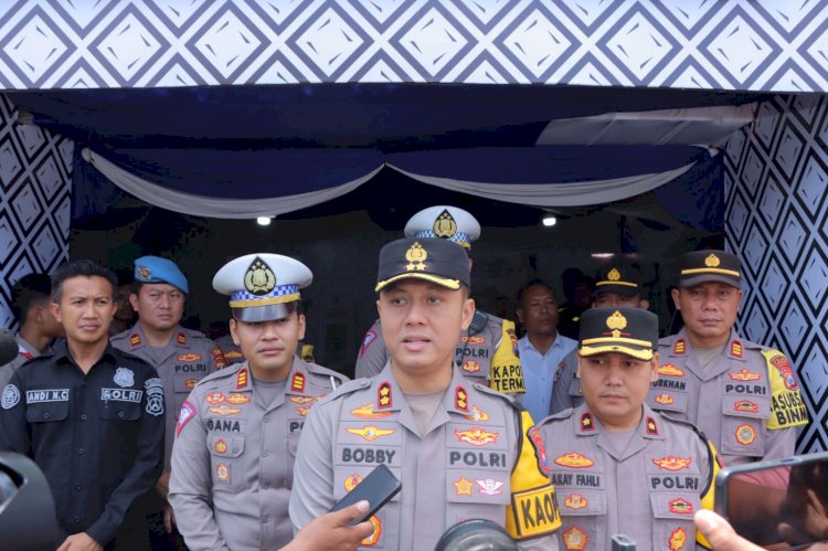 Kapolres Lamongan Cek Pospam dan Posyan Pastikan Kesiapan Personel Operasi Ketupat Semeru 2024