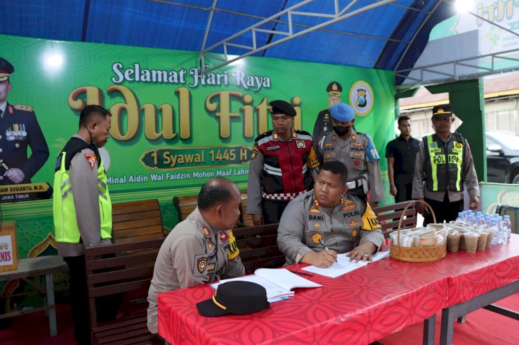 Pastikan Mudik Aman dan Nyaman Kapolres Pamekasan Pantau Jalur Blackspot Jalan Raya Ambat