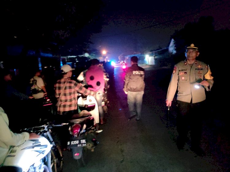 Respon Cepat Aduan Masyarakat Polres Mojokerto Amankan 38 Motor Diduga Balap Liar