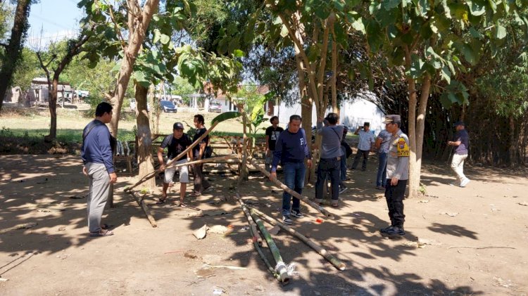 Polres Pasuruan Kota Bongkar Arena Diduga Digunakan Judi Sabung Ayam di Lekok