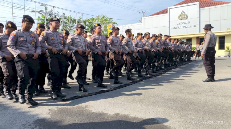 Polres Pamekasan Tingkatkan Keterampilan Anggota Dalmas Jelang Pilkada Serentak 2024