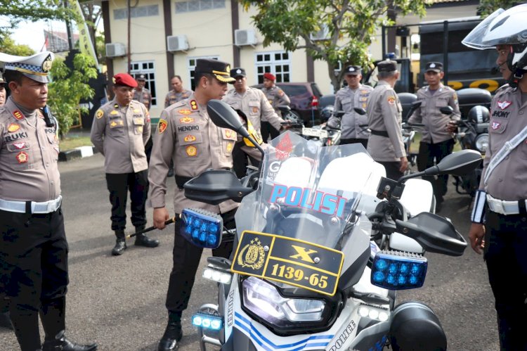 Kapolres Sampang Cek Ranmor Dinas, Pastikan Siap Dipakai Pengamanan Pilkada 2024