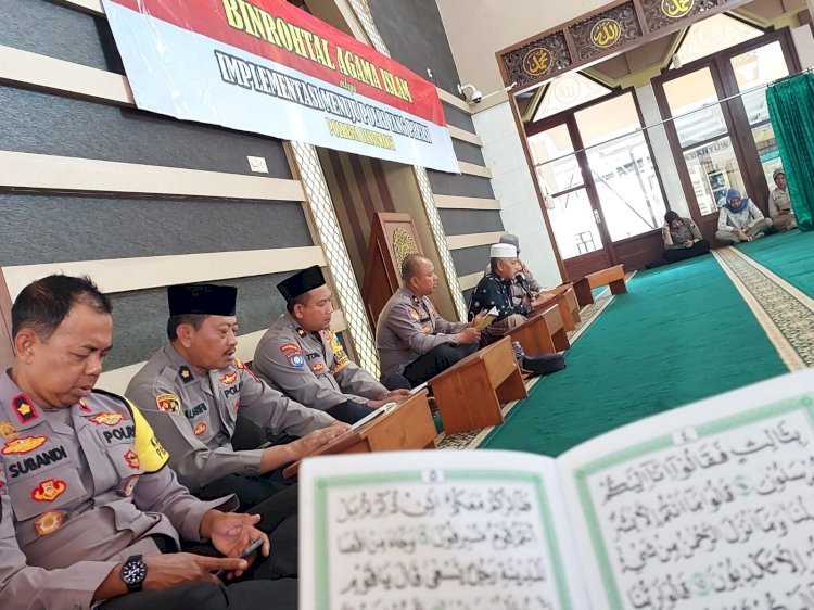 Wujudkan SDM Unggul, Polresta  Banyuwangi Rutin Gelar Binrohtal