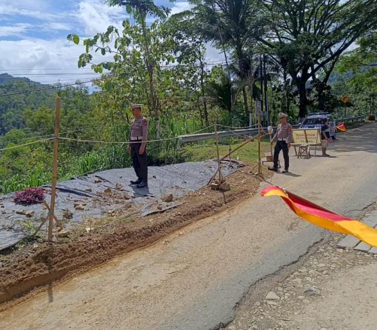 Polres Ponorogo Survai Jalur Perbatasan Jelang Operasi Lilin Semeru 2024