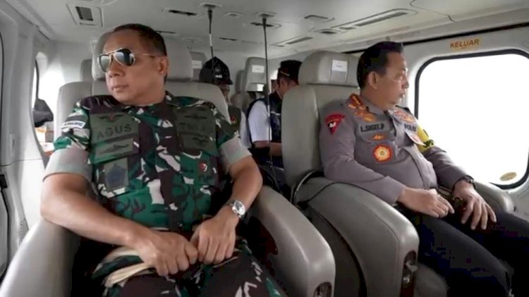 Kapolri dan Panglima TNI dan Para Menteri Pantau Jalur Mudik via Udara, Pastikan Lalu Lintas Lancar