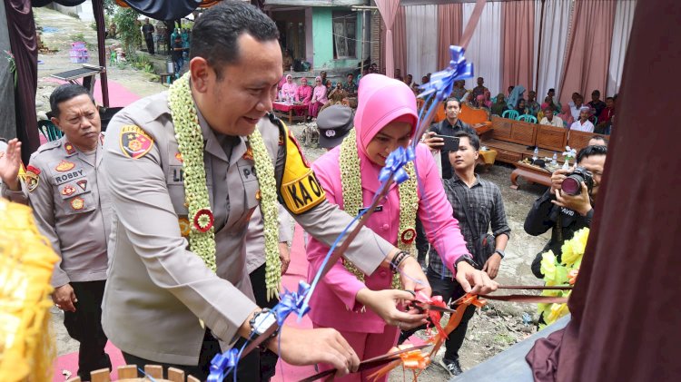 Polres Bondowoso Bangun Sumur Dalam di Desa Rawan Kekeringan Saat Musim Kemarau