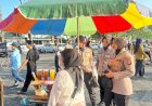 Polwan-Polresta-Sidoarjo-Sapa-Warga-di-CFD-Alun-alun