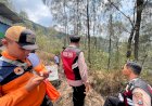 Polres-Nganjuk-Siagakan-Personel-Pasca-Karhutla-Gunung-Wilis,-Antisipasi-Bara-Api-Kembali-Muncul