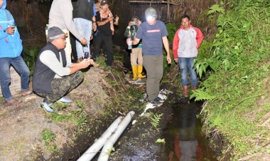Polres-Bondowoso-dan-Tim-Gabungan-Cek-Sumber-Mata-Air-Yang-Diisukan-Tercemar-Geothermal