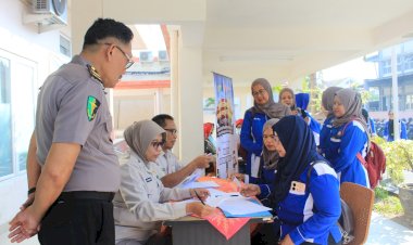 Polres-Bojonegoro-Gelar-Pemeriksaan-Kesehatan-Gratis-bagi-Buruh-Jelang-May-Day