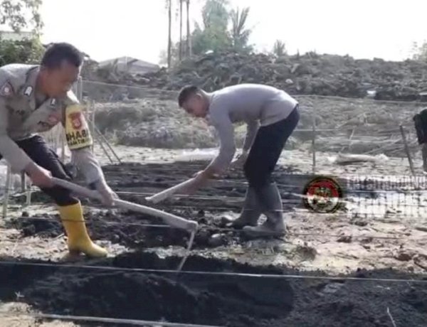 Taruna Akpol Pulihkan Ketahanan Pangan dan UMKM Warga Aceh Tamiang Lewat Pekarangan Pangan Lestari