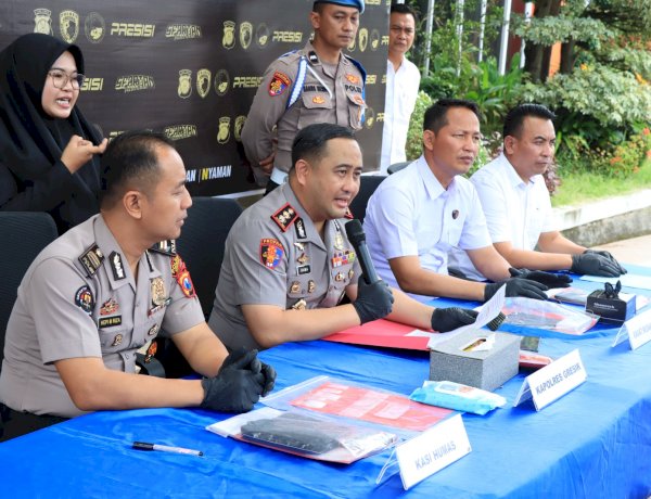 Bongkar Jaringan Narkoba Lintas Pulau, Polres Gresik Amankan 6 Tersangka