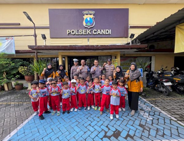 Polisi Sahabat Anak, Polsek Candi Edukasi Siswa PAUD