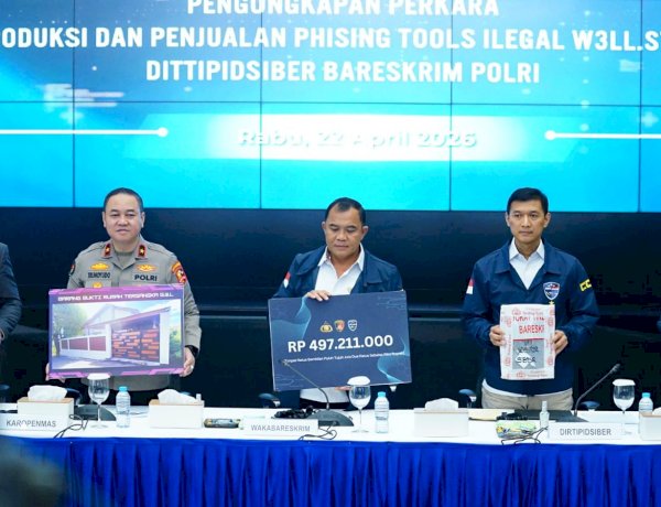 Polri Berhasil Bongkar Jaringan Internasional Penjualan Phishing Tools, Kerugian Capai Rp350 Miliar