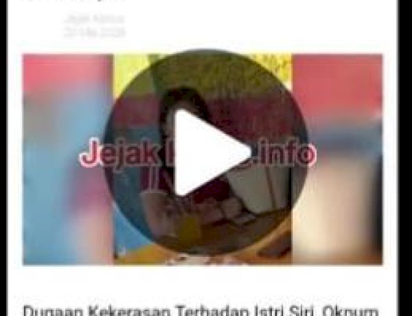 Propam Polresta Sidoarjo Respon Postingan Skandal Cinta Berujung Kekerasan