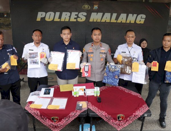 Polres Malang Bongkar Modus Penipuan Berkedok Program UMKM Dua Tersangka Diamankan