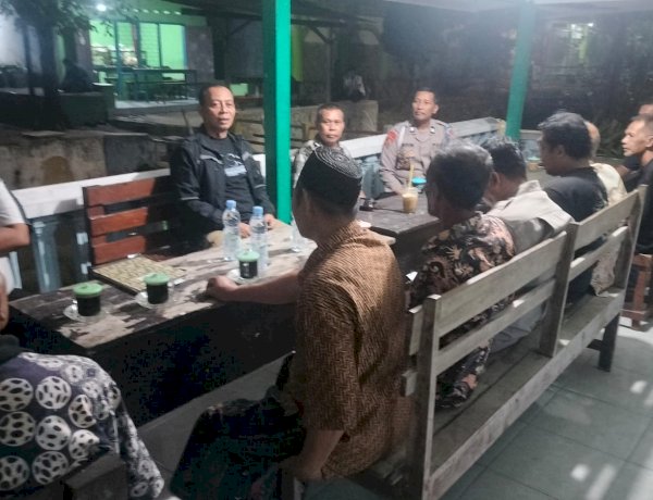 Kapolsek Jabon Sambang Satkamling, Ajak Warga Jaga Kamtibmas