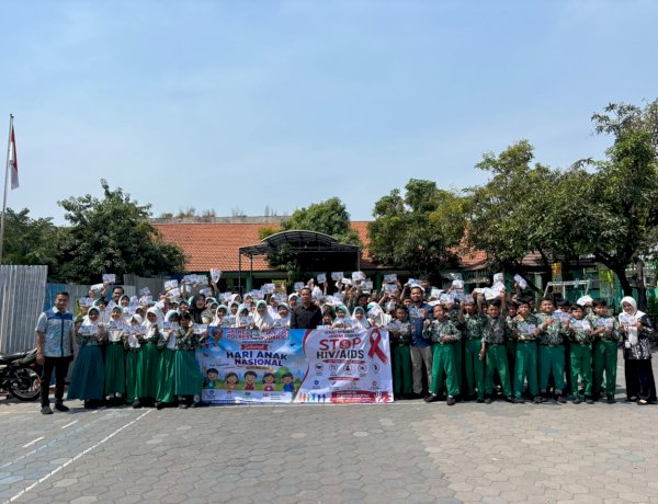 Hari Anak Nasional Polresta Sidoarjo Edukasi Bahaya HIV/AIDS di Kalangan Pelajar