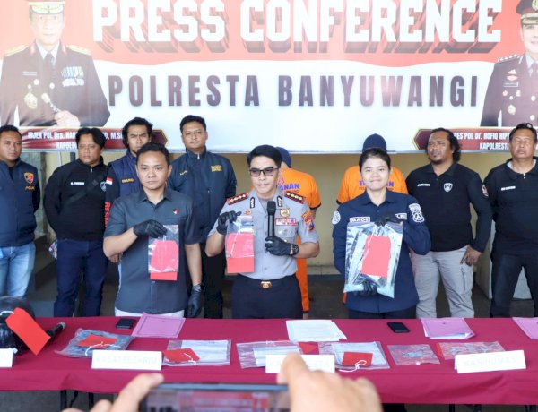 Polresta Banyuwangi Ungkap Pencurian Pecah Kaca Mobil, Dua Tersangka Pernah Beraksi di Malaysia