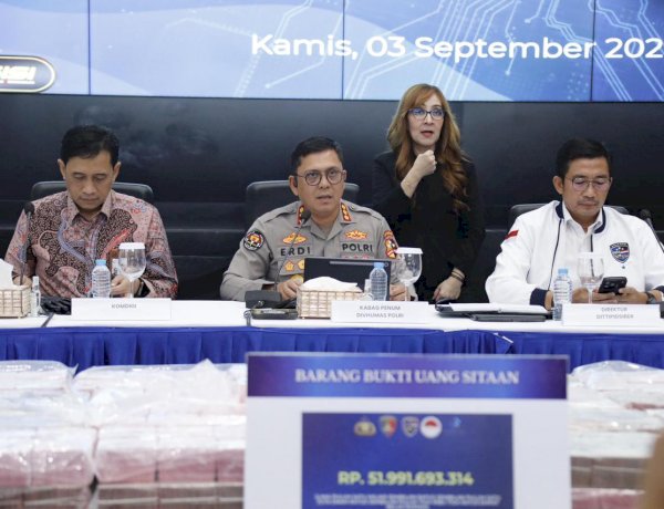 Bareskrim Polri Ungkap Tiga Kasus Judi Online, Sita dan Bekukan Dana Puluhan Miliar
