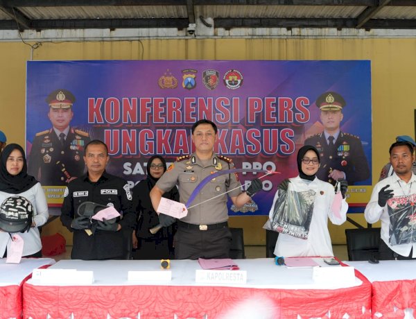 Polresta Sidoarjo Amankan Tiga Tersangka Aksi Kekerasan Anak Bawah Umur di Buduran