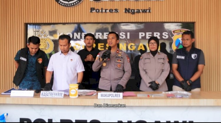 Polres Ngawi Ungkap Penyalahgunaan Pupuk Bersubsidi Ilegal