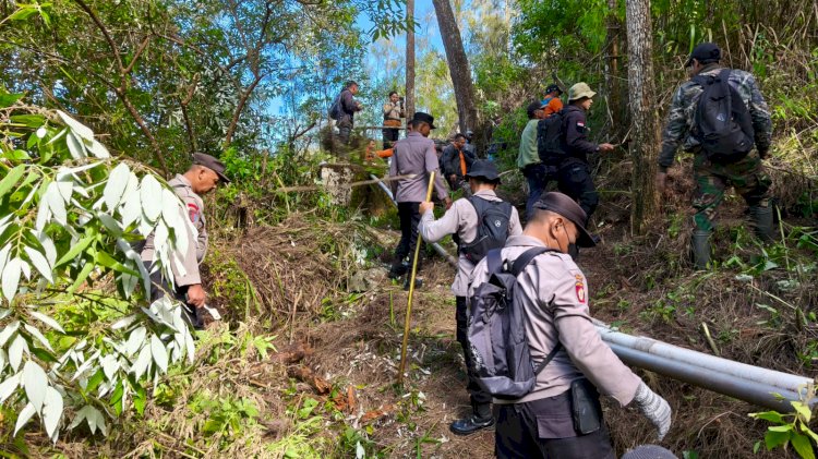 Polres Magetan dan Perhutani Perkuat Mitigasi Karhutla di Cemorosewu, Bangun Ilaran Api Sejauh 1,8 Km