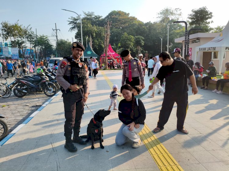Polisi Berikan Rasa Aman dan Nyaman Aktivitas Warga di Akhir Pekan