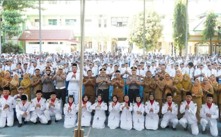 Polres Kediri Masuk Sekolah Bentengi Pelajar dari Bullying dan Bahaya Narkoba